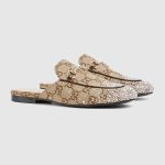 Gucci Women’s Princetown slipper with crystal Horsebit - Image 5